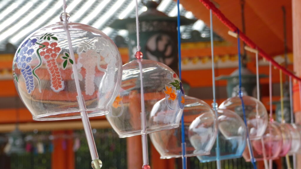 Furin en el santuario Heian
