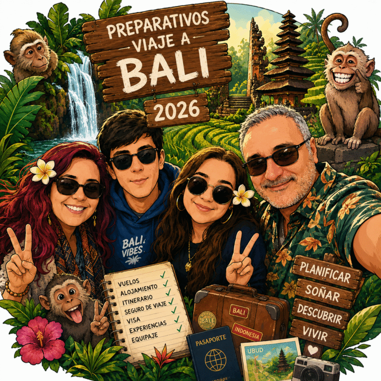 PREPARATIVOS VIAJE A BALI 2026